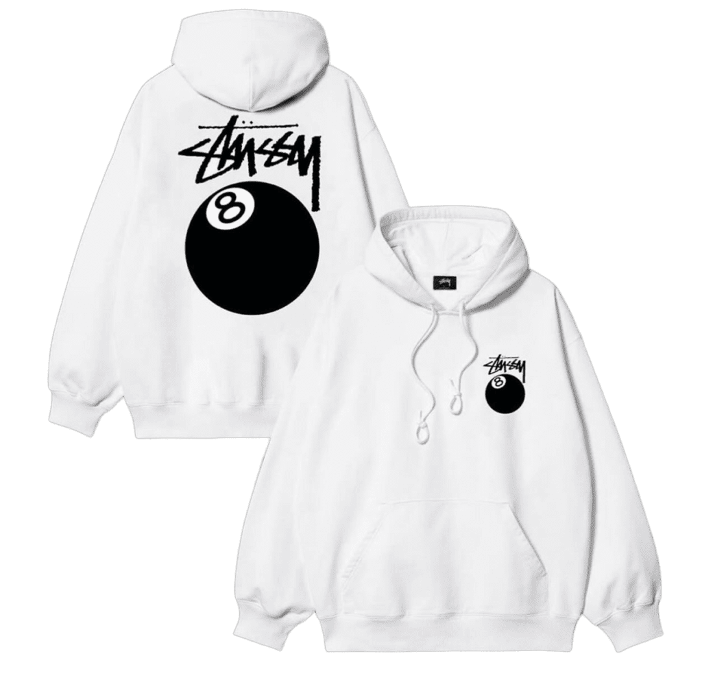 Stussy-8-Ball-White-Hoodie-